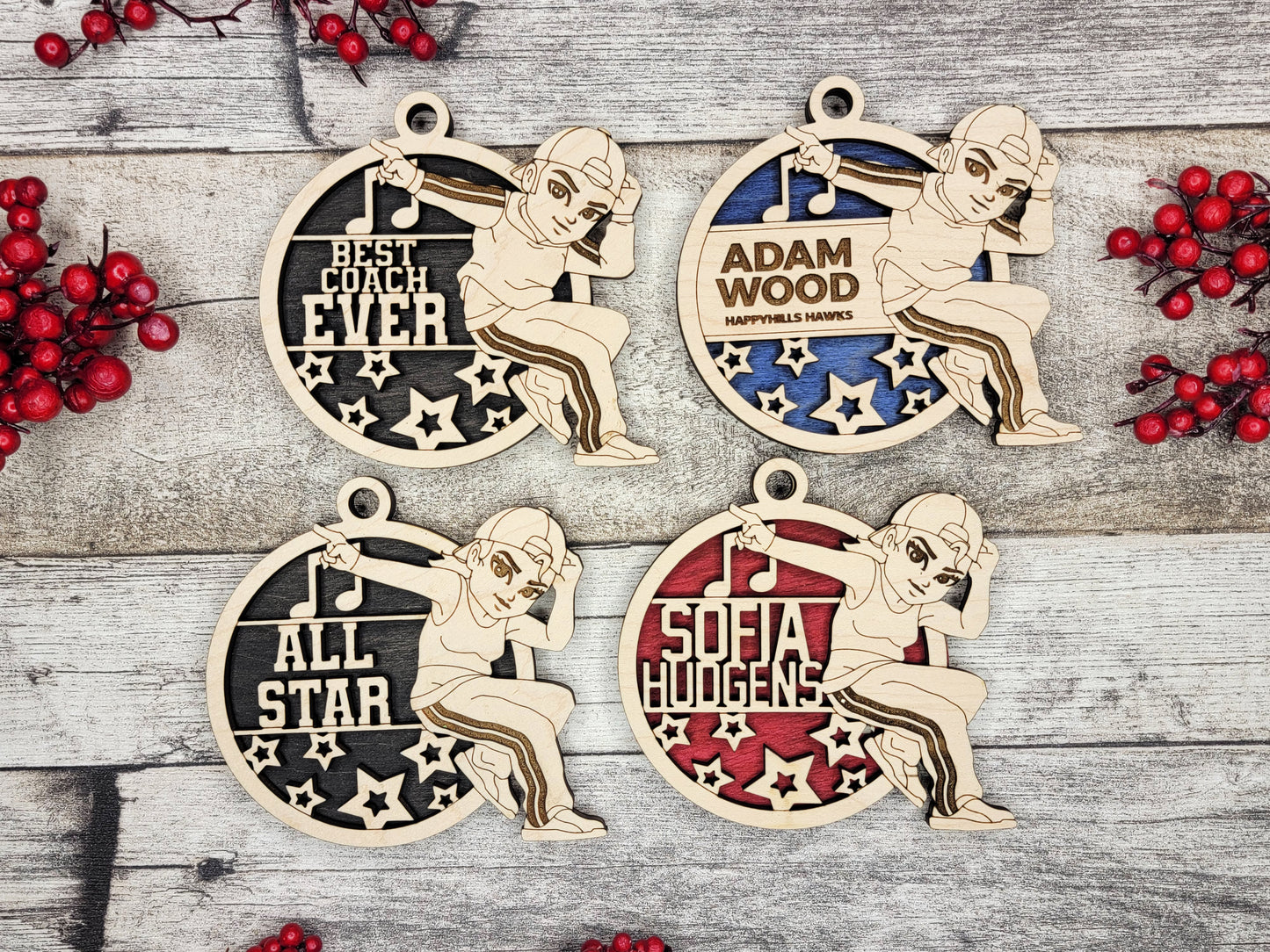 Animated Sports Ornaments - Street Dance