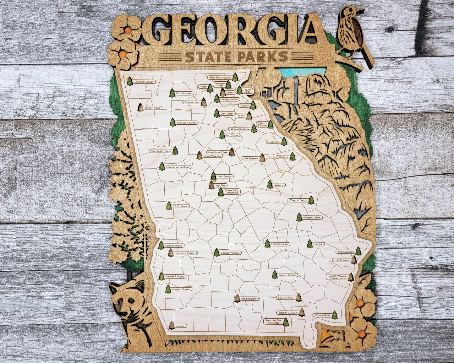 Georgia State Park Map