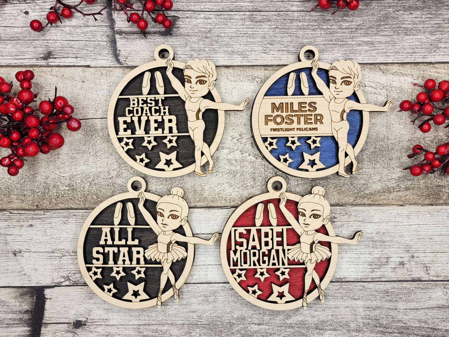 Animated Sports Ornaments - Ballet