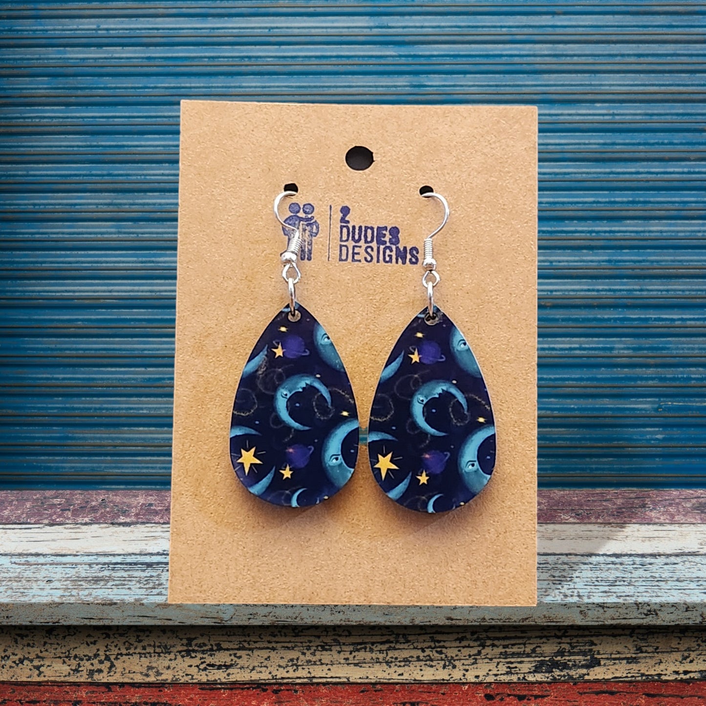 Zodiac Quarter Moon Earrings