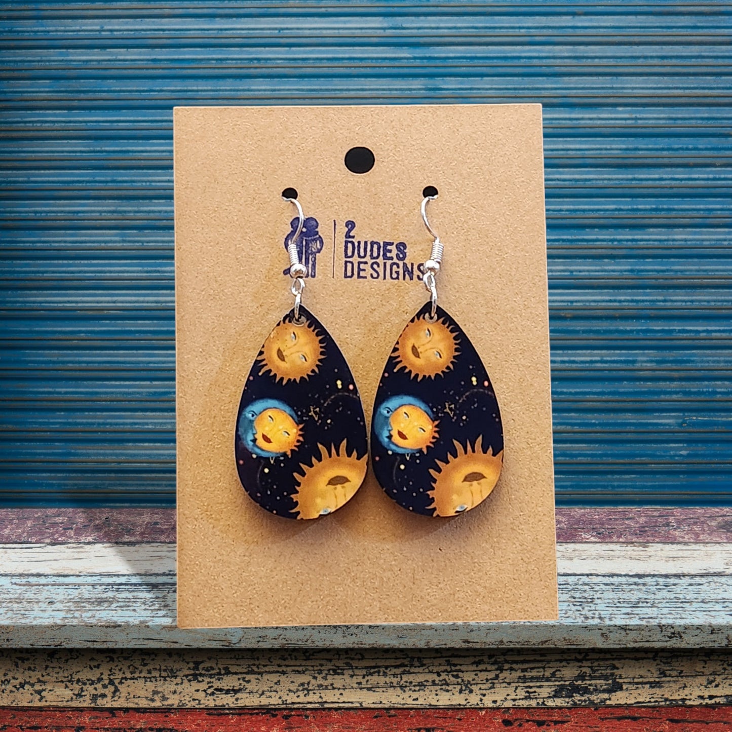 Sun and Moon Earrings