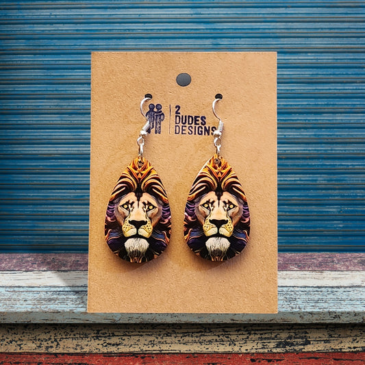 Lion Earrings