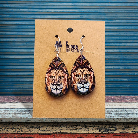 Lion Earrings