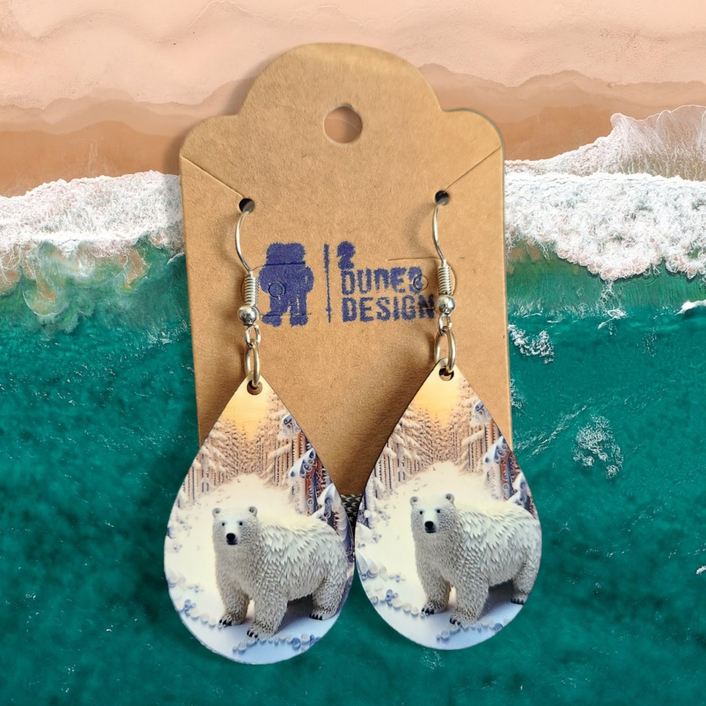 Polar Bear Earrings