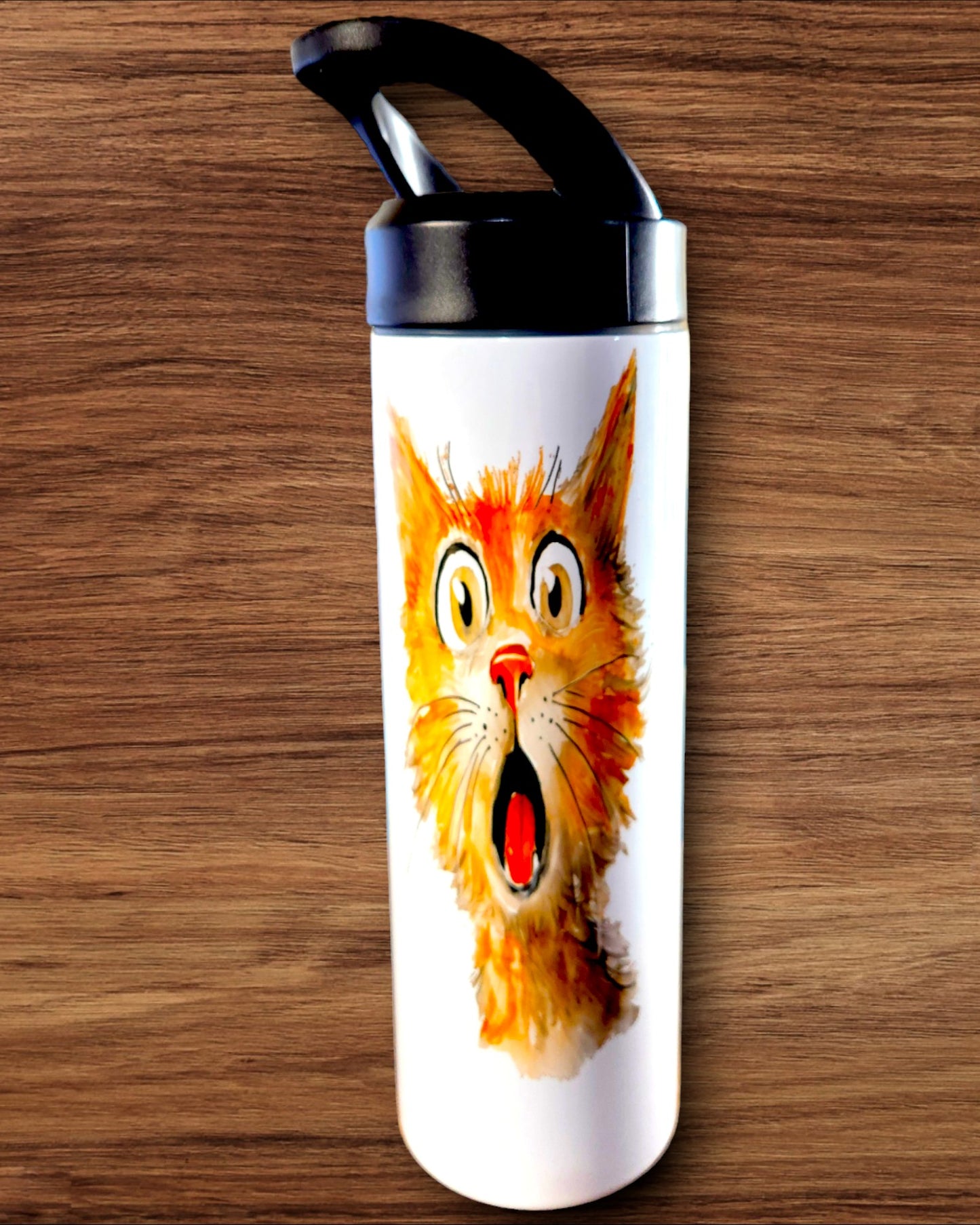 Orange Cat Tumbler (20 Oz.)