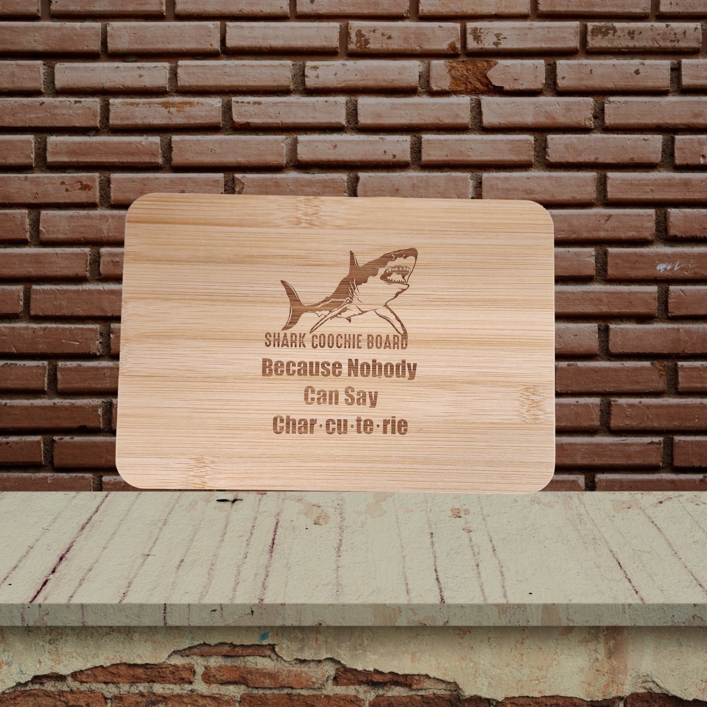 Bamboo Board - "SharkCoochie Board"