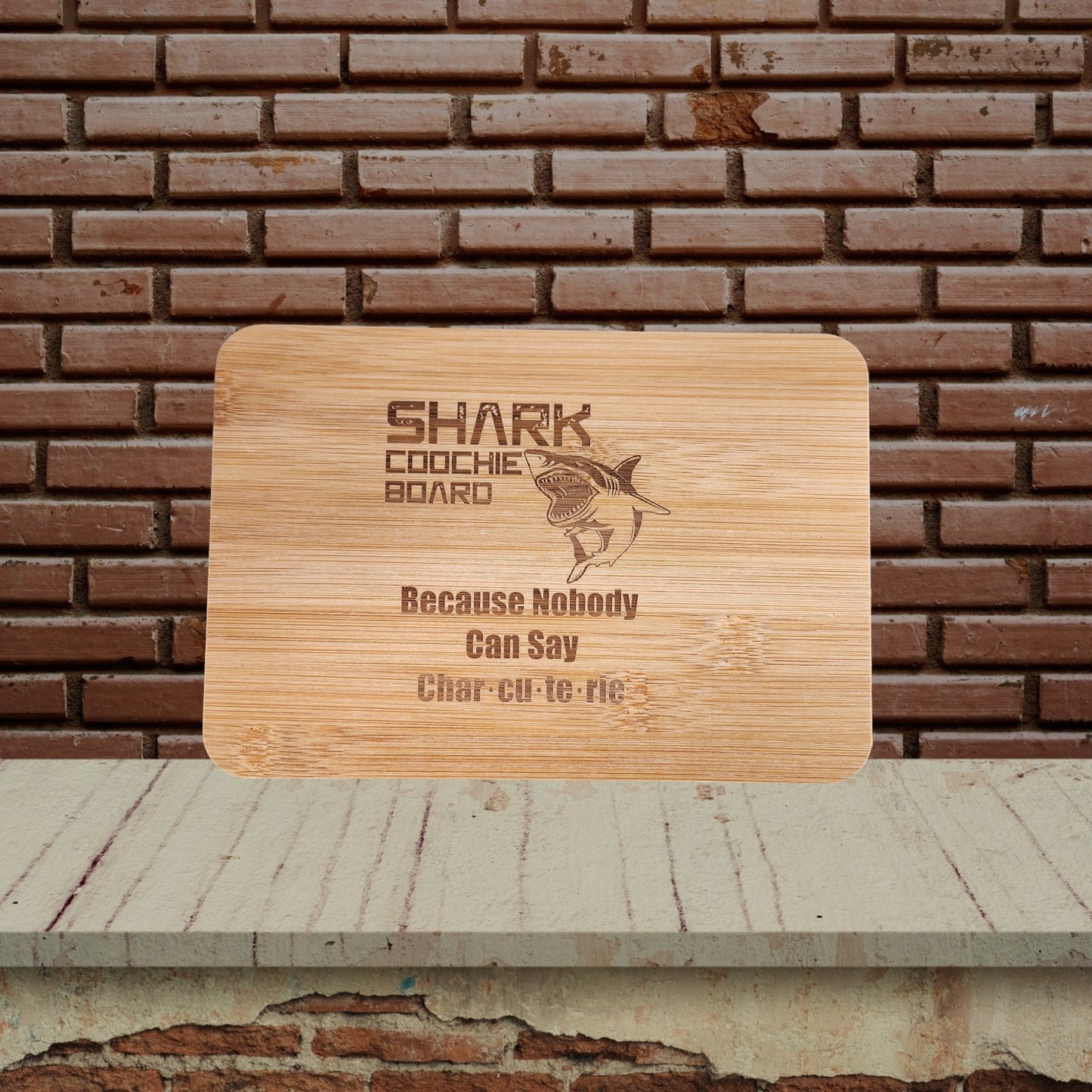 Bamboo Board - "SharkCoochie Board"