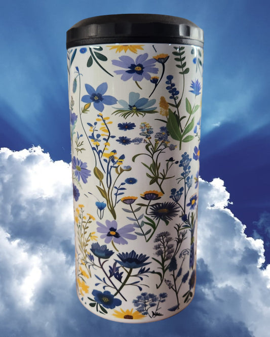 Mother's Day Can Coaster - "Purple Wildflowers"