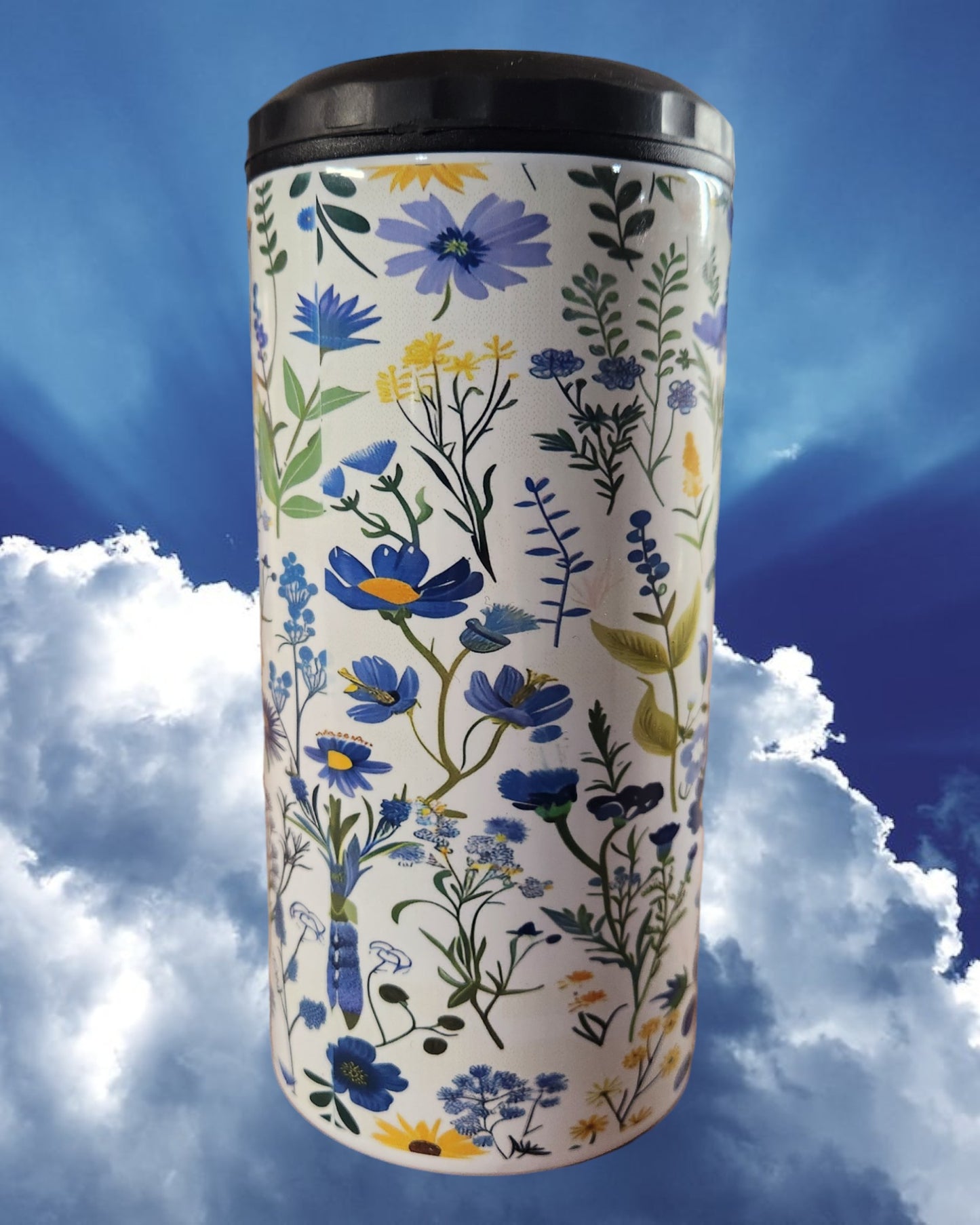 Mother's Day Can Coaster - "Purple Wildflowers"