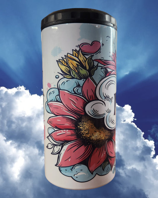 Mother's Day Can Coaster - "Mom in Pastel Flowers"