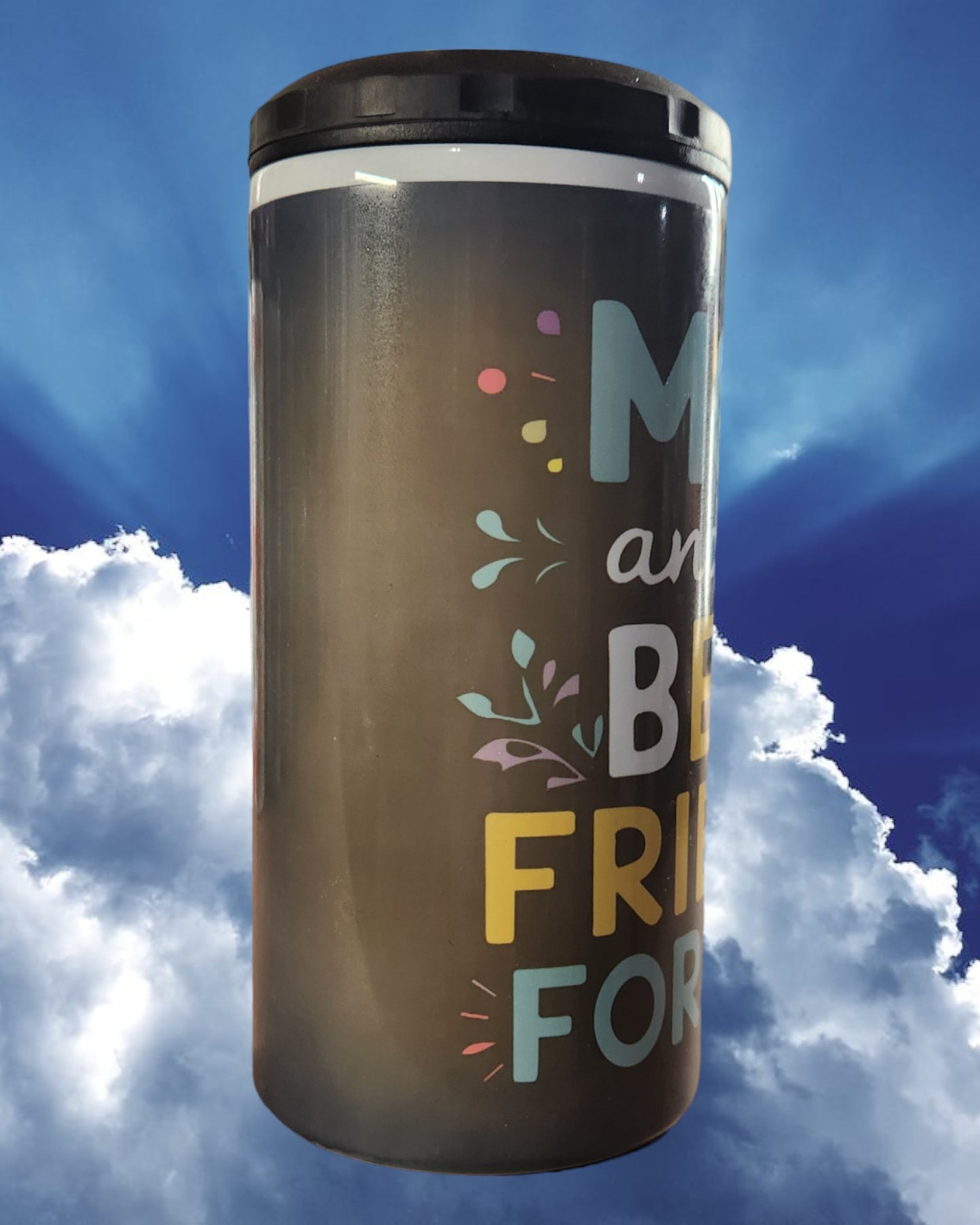 Mother's Day Can Coaster - "Mom and Son Bestie"