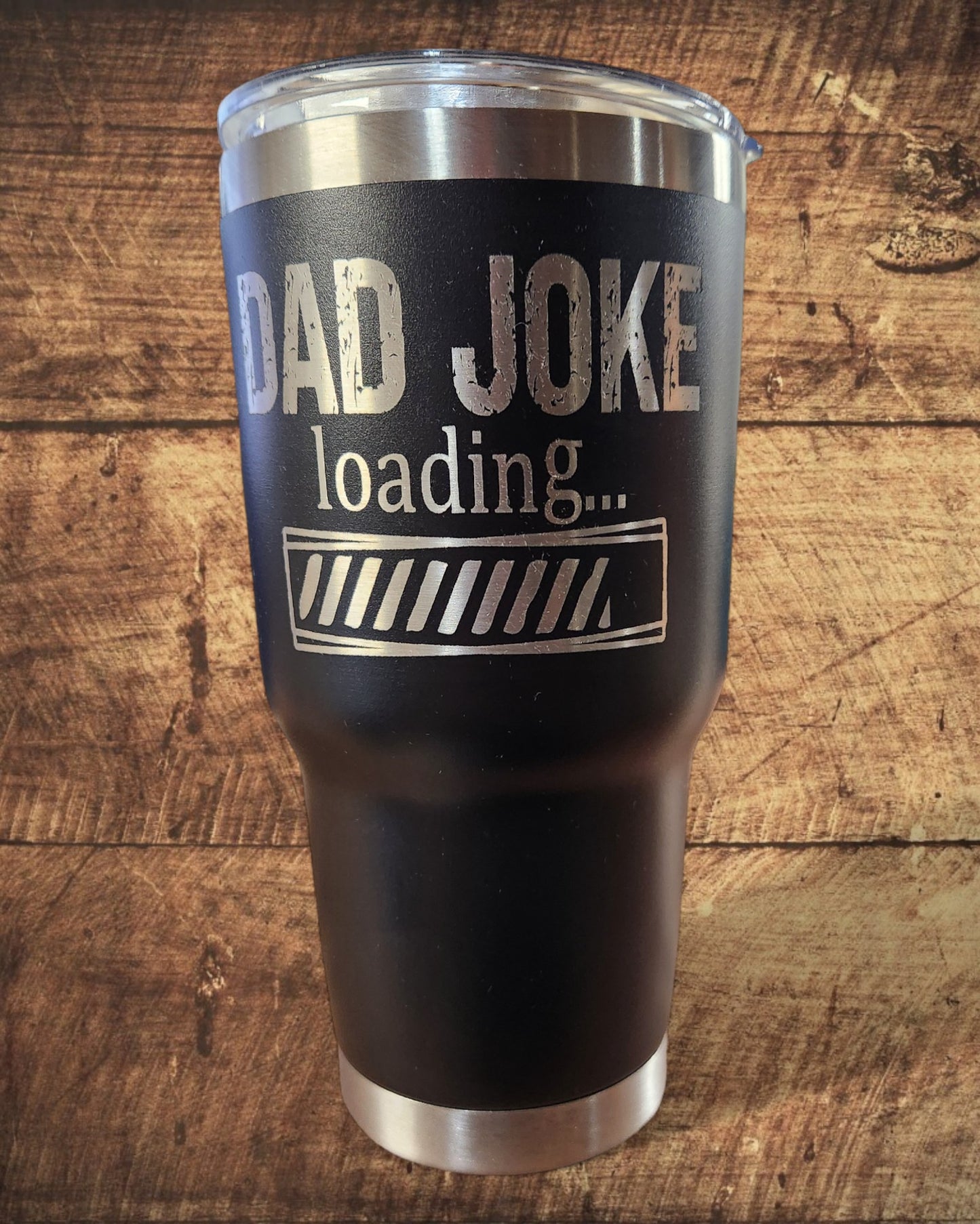 Black Father's Day Tumber - "Dad Joke Loading" (30 Oz.)