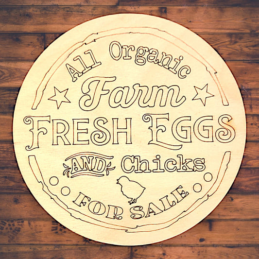 All Organic Farm Fresh Eggs and Chicks for Sale Magnet