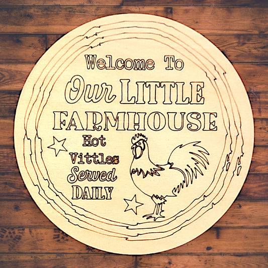 Welcome to Our Little Farmhouse Magnet