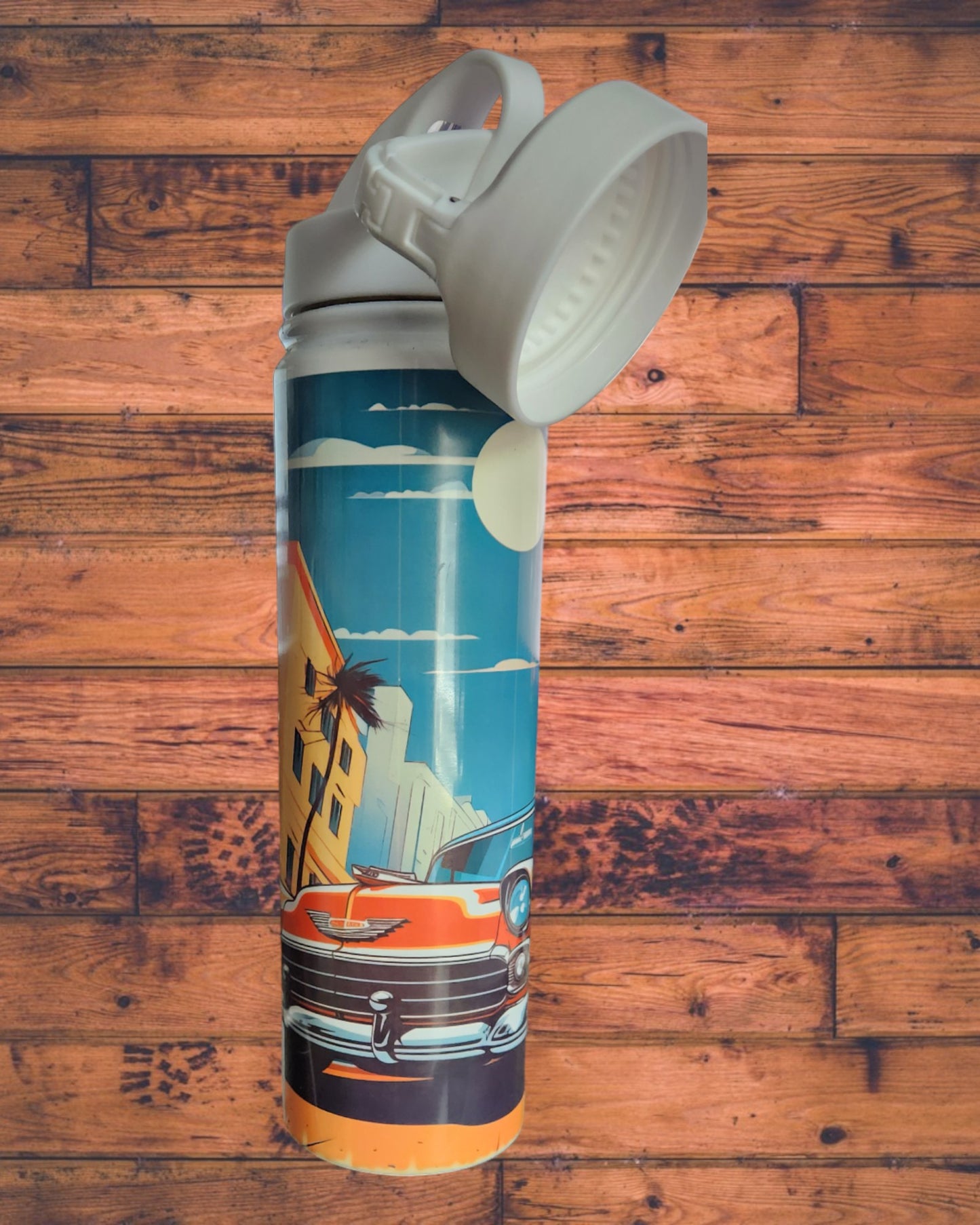 Dual Tumbler-Orange Classic Car