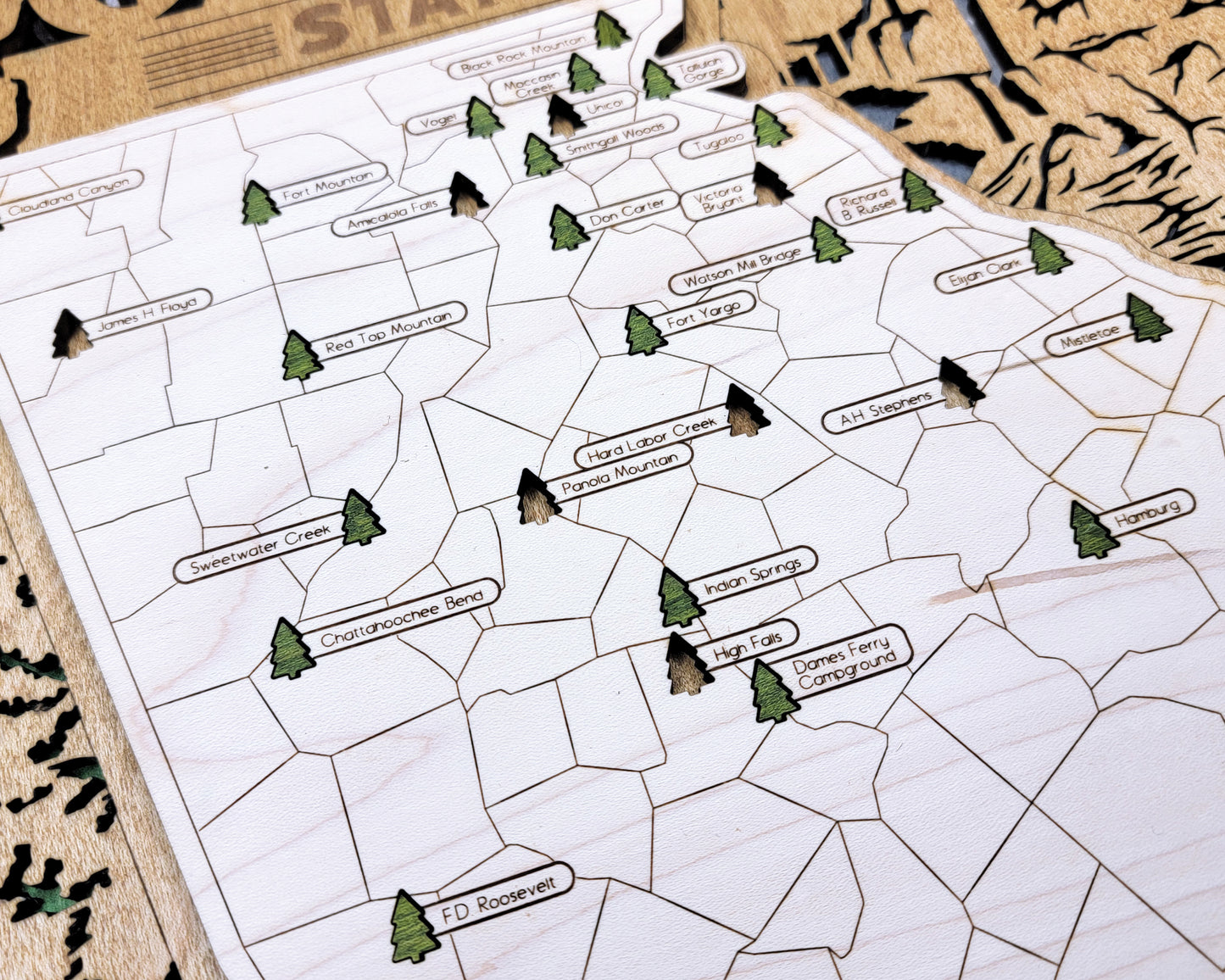 Georgia State Park Map