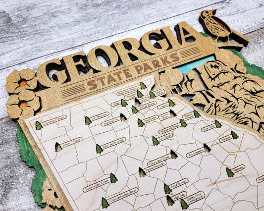 Georgia State Park Map