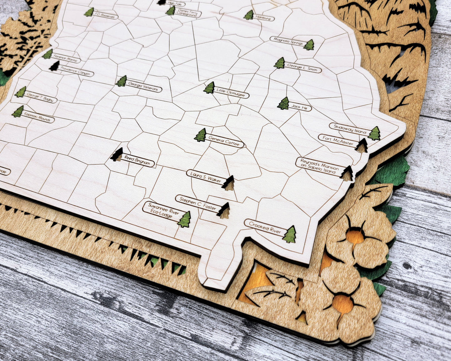 Georgia State Park Map