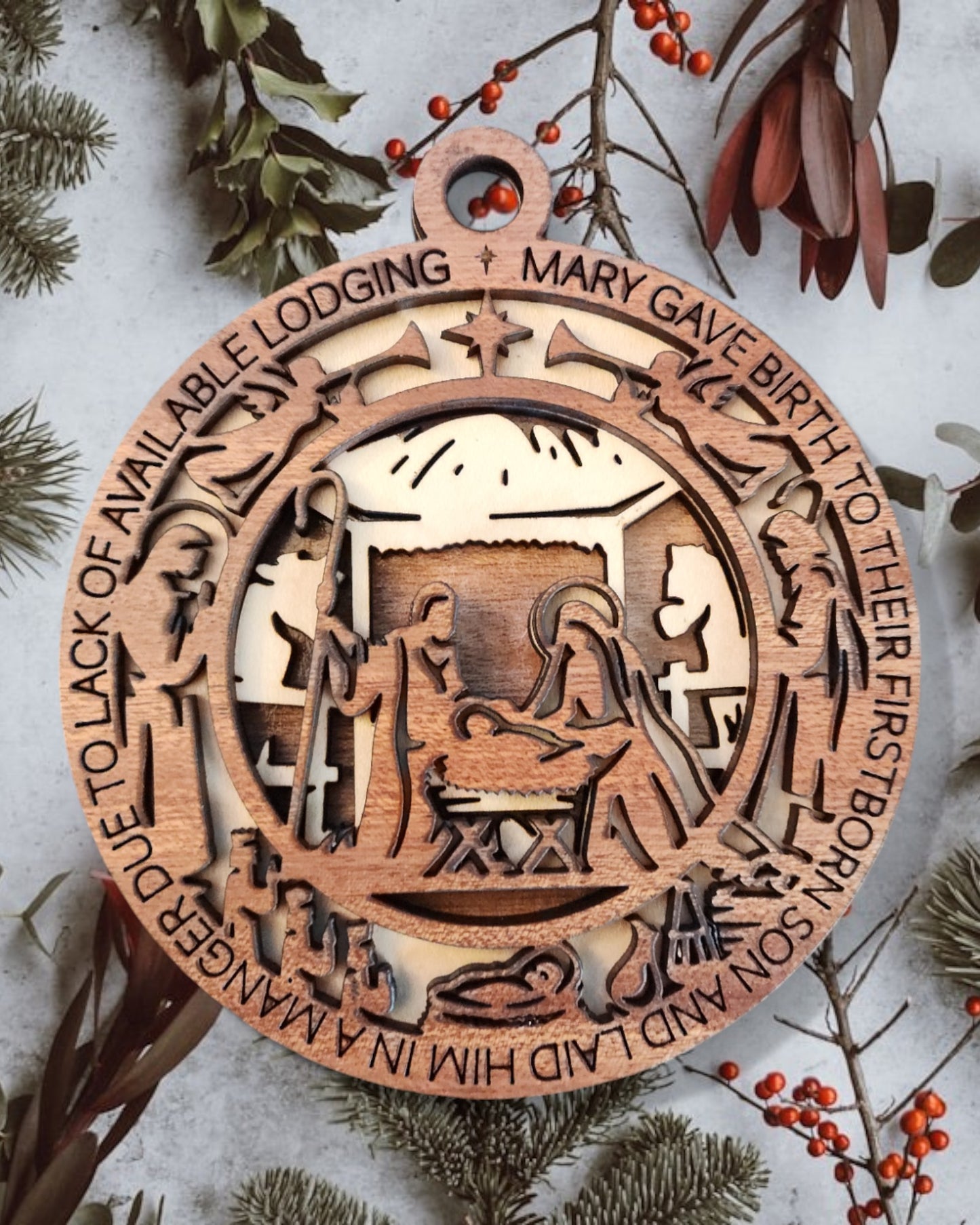 Christmas Story Ornaments - 8 Scenes