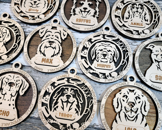 Adorable Dog Ornaments Pack 1