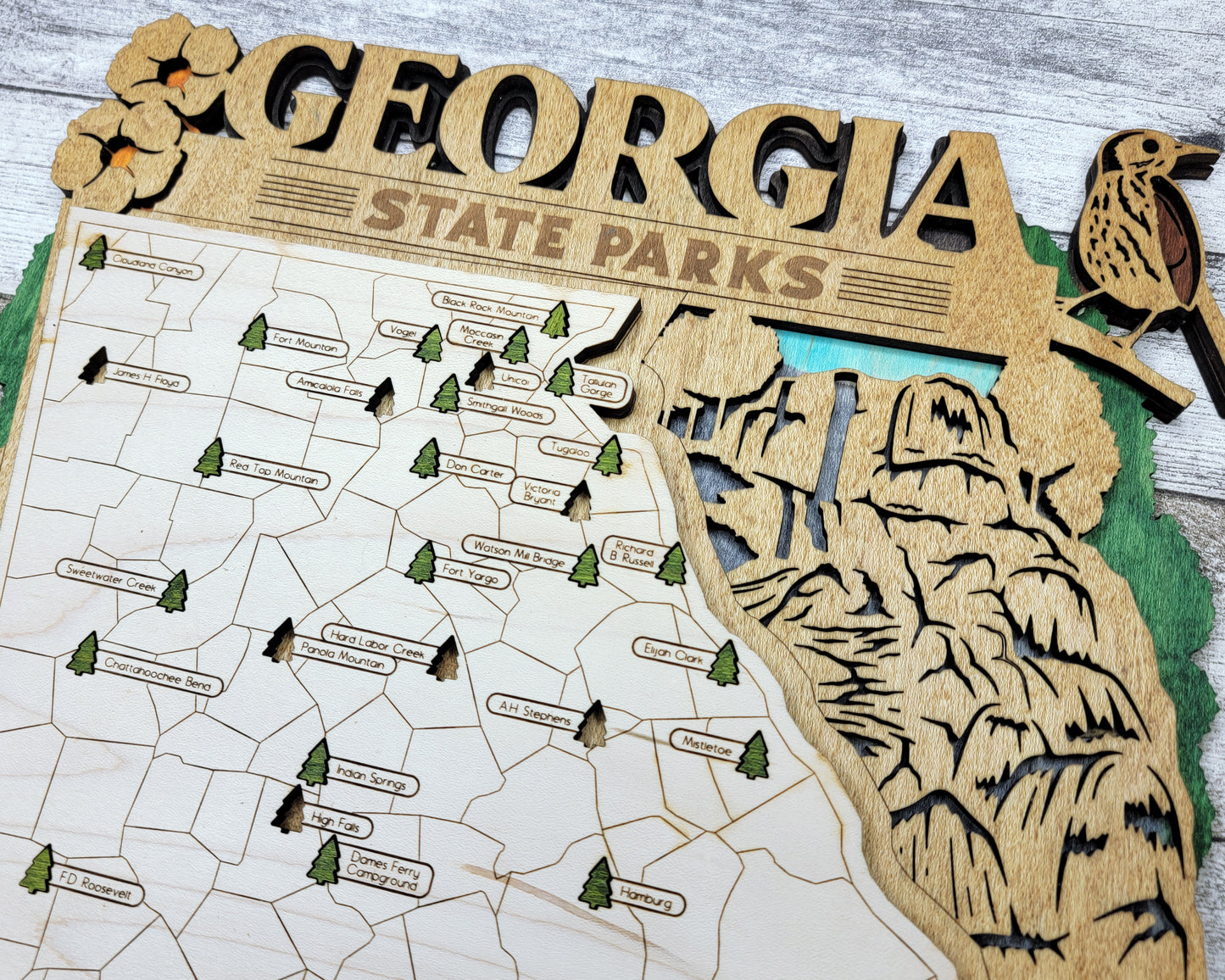 Georgia State Park Map