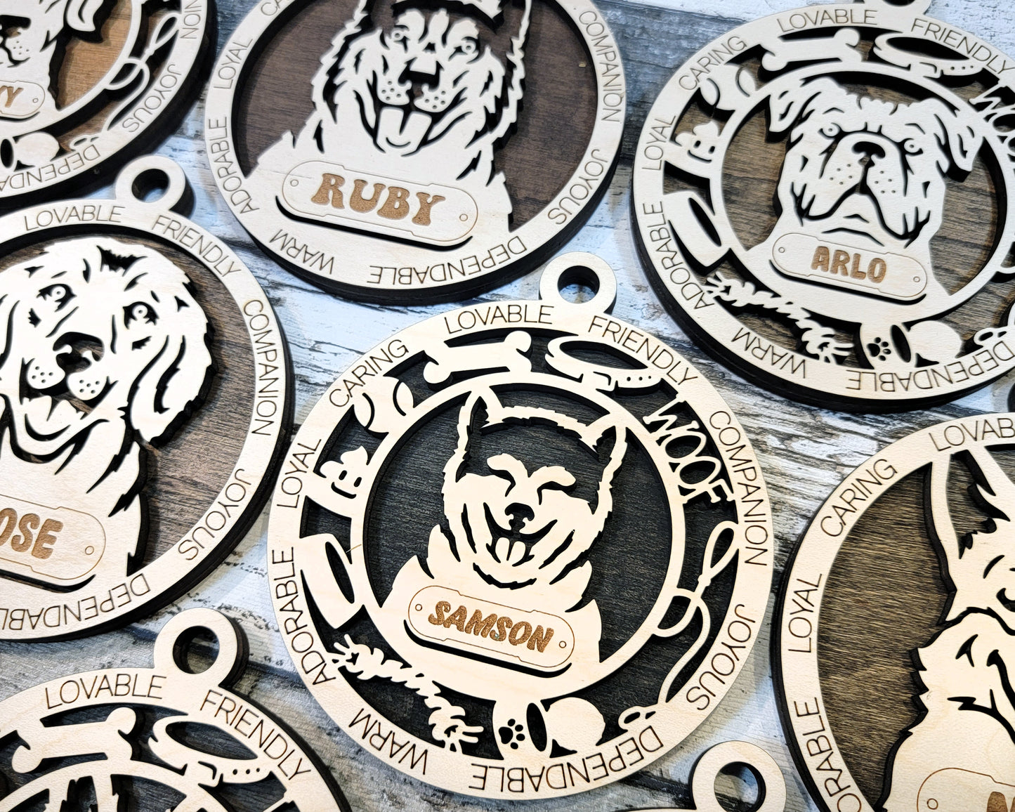 Adorable Dog Ornaments Pack 1