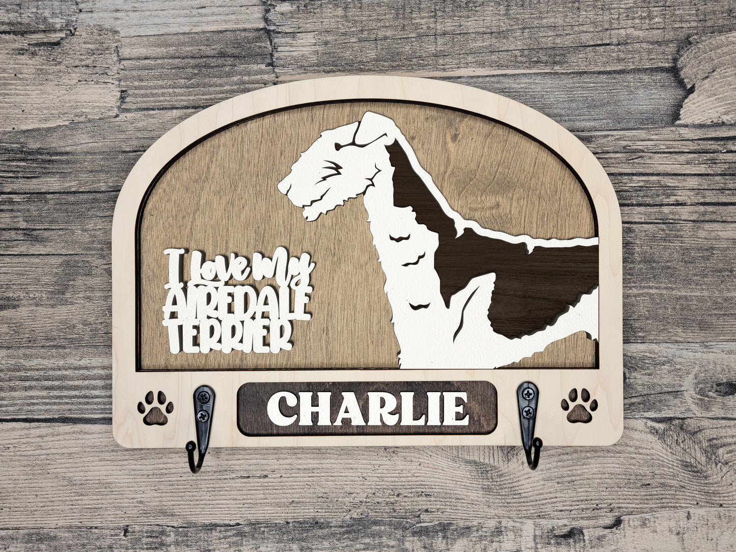 Airedale Terrier Leash Holder