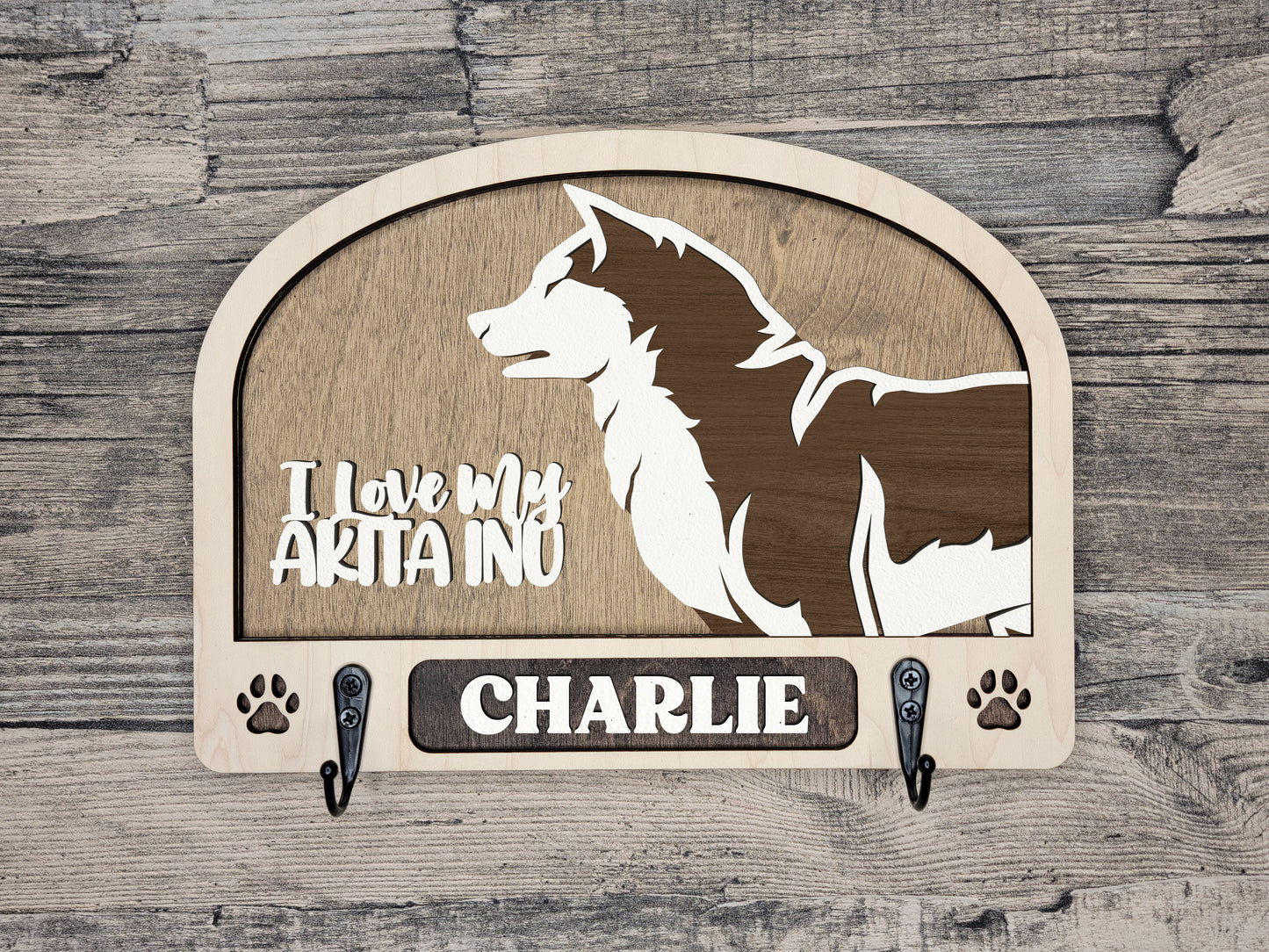 Akita Inu Leash Holder