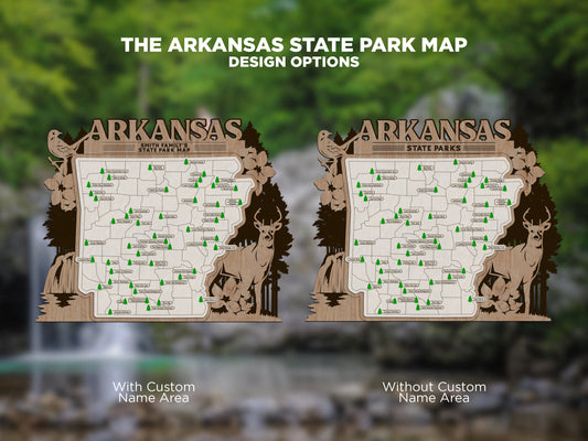 Arkansas State Park Map