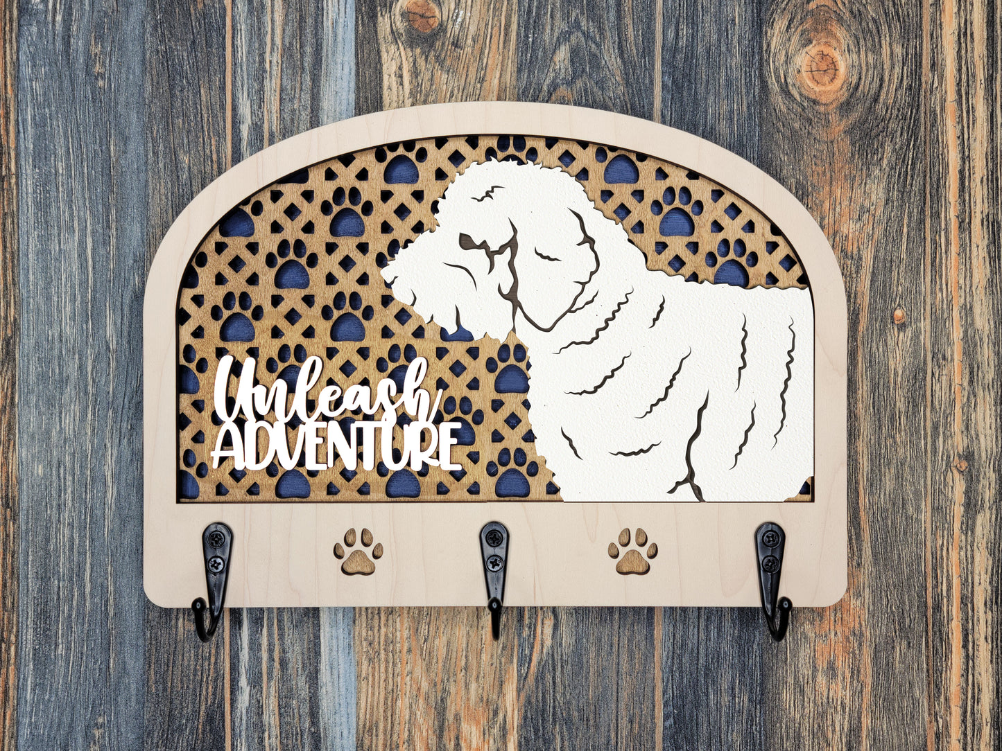 Ausiedoodle Leash Holder