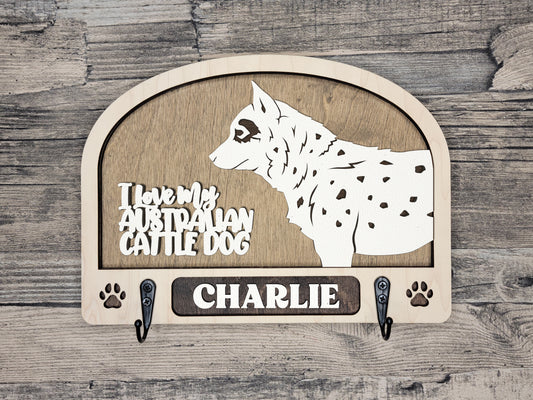 Australian Cattle Dog Leash Holder