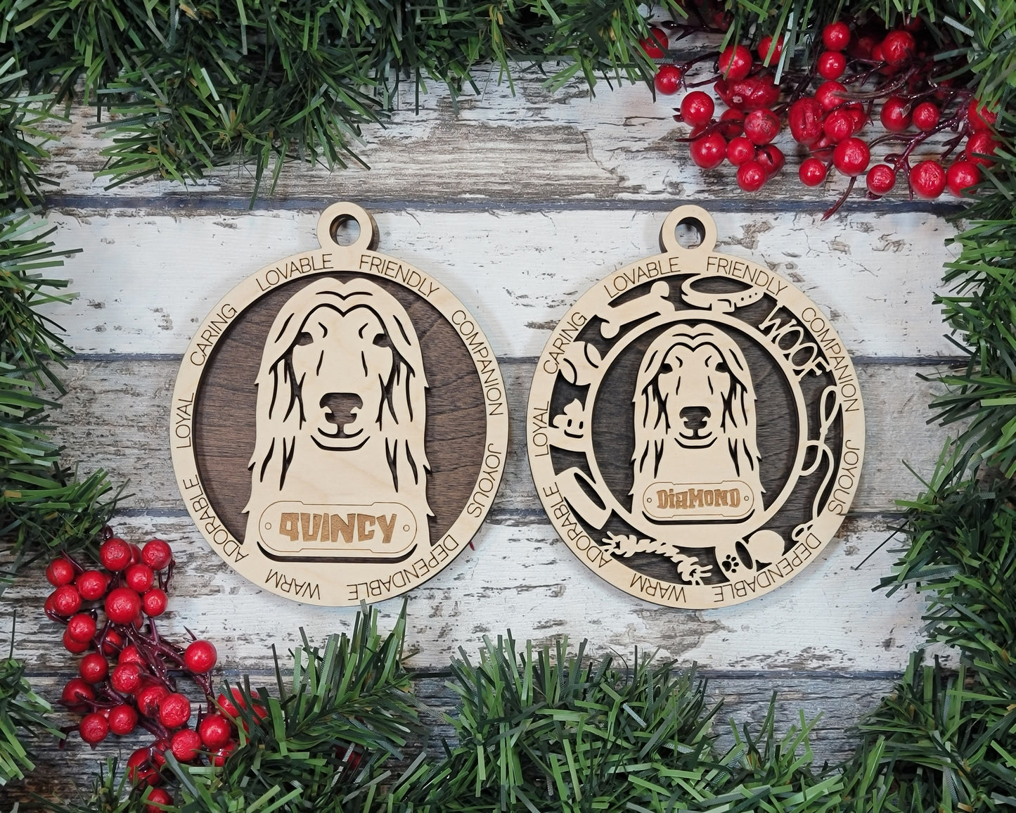 Adorable Dog Ornaments Pack 2