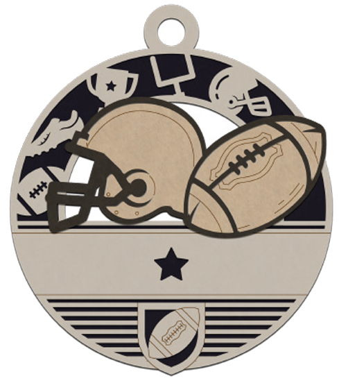 American Football Iconic Sports Ornament