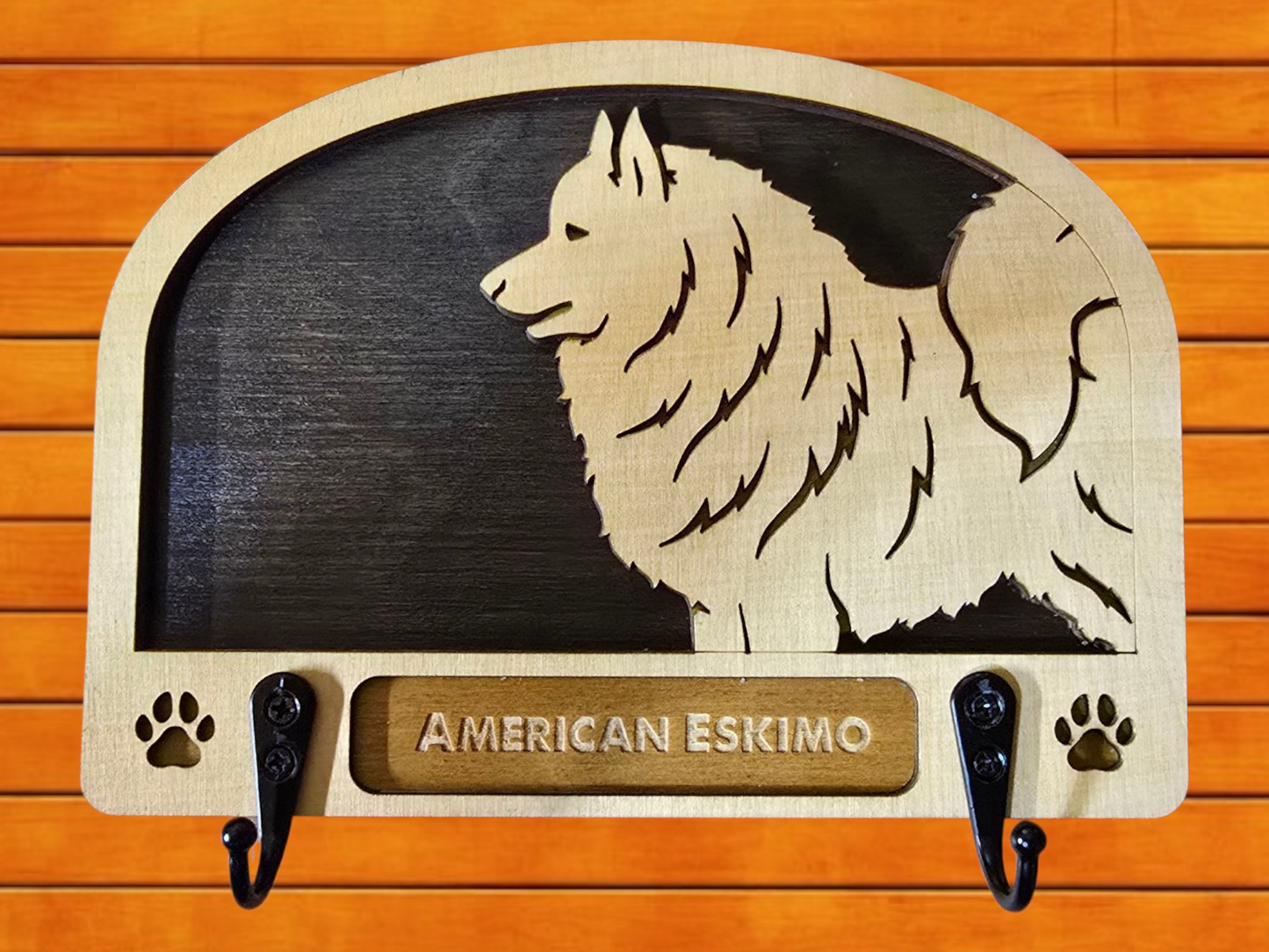 American Eskimo Leash Holder
