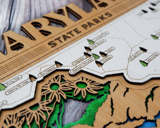 Maryland State Park Map