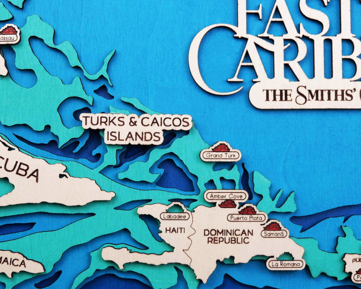 Eastern Caribbean Cruise Travel Map