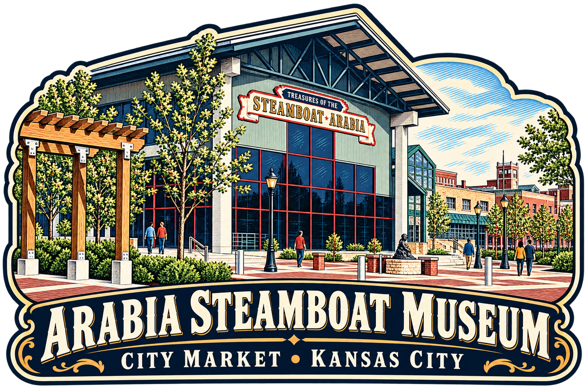 Arabia Steamboat Museum (Building, Woodcut)