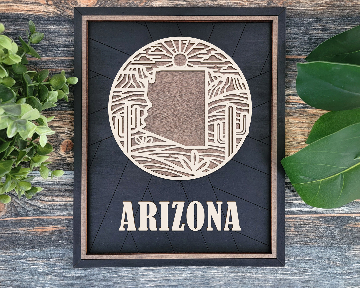 Arizona Heritage Frame Pop Sign