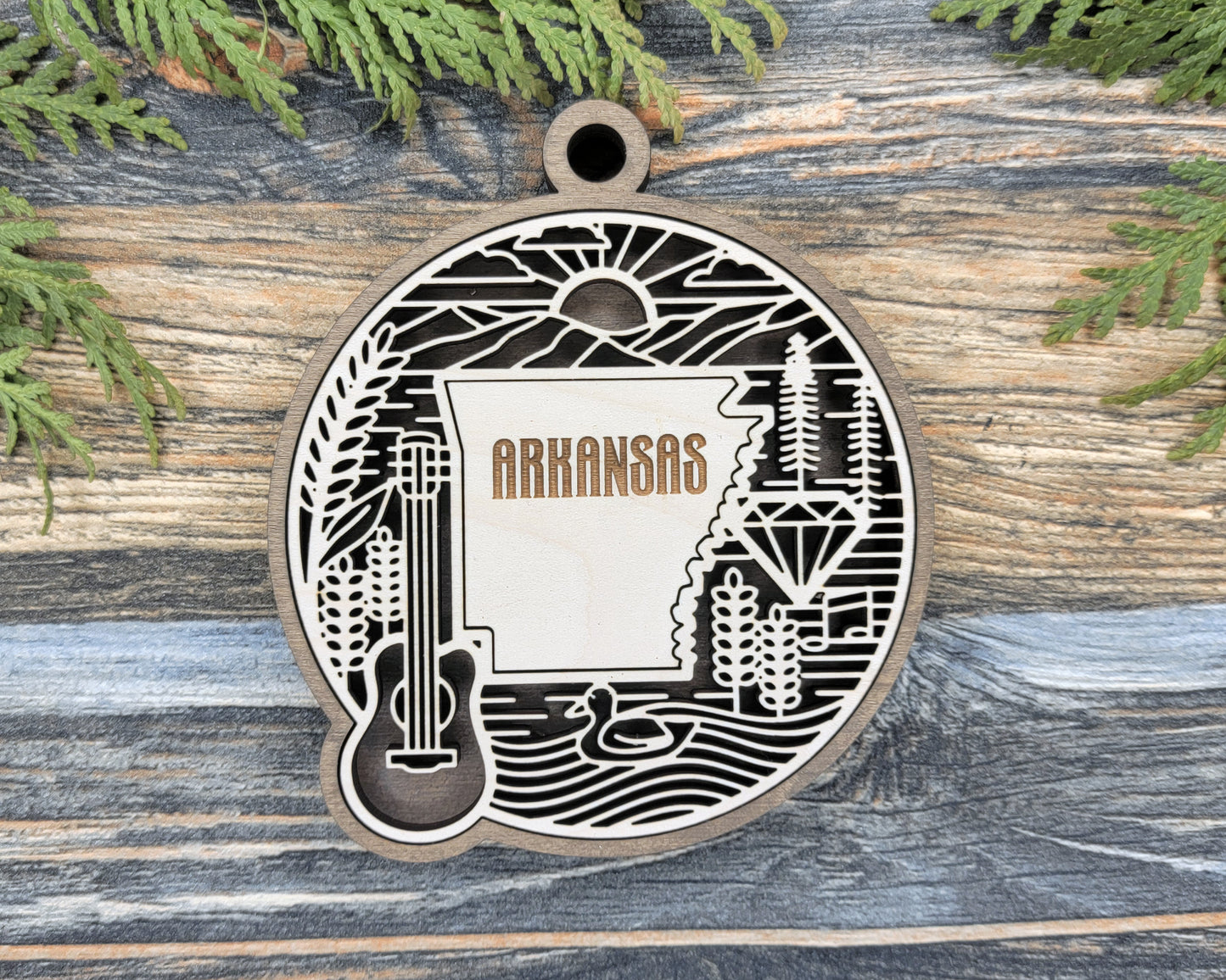 Arkansas State Heritage Ornament