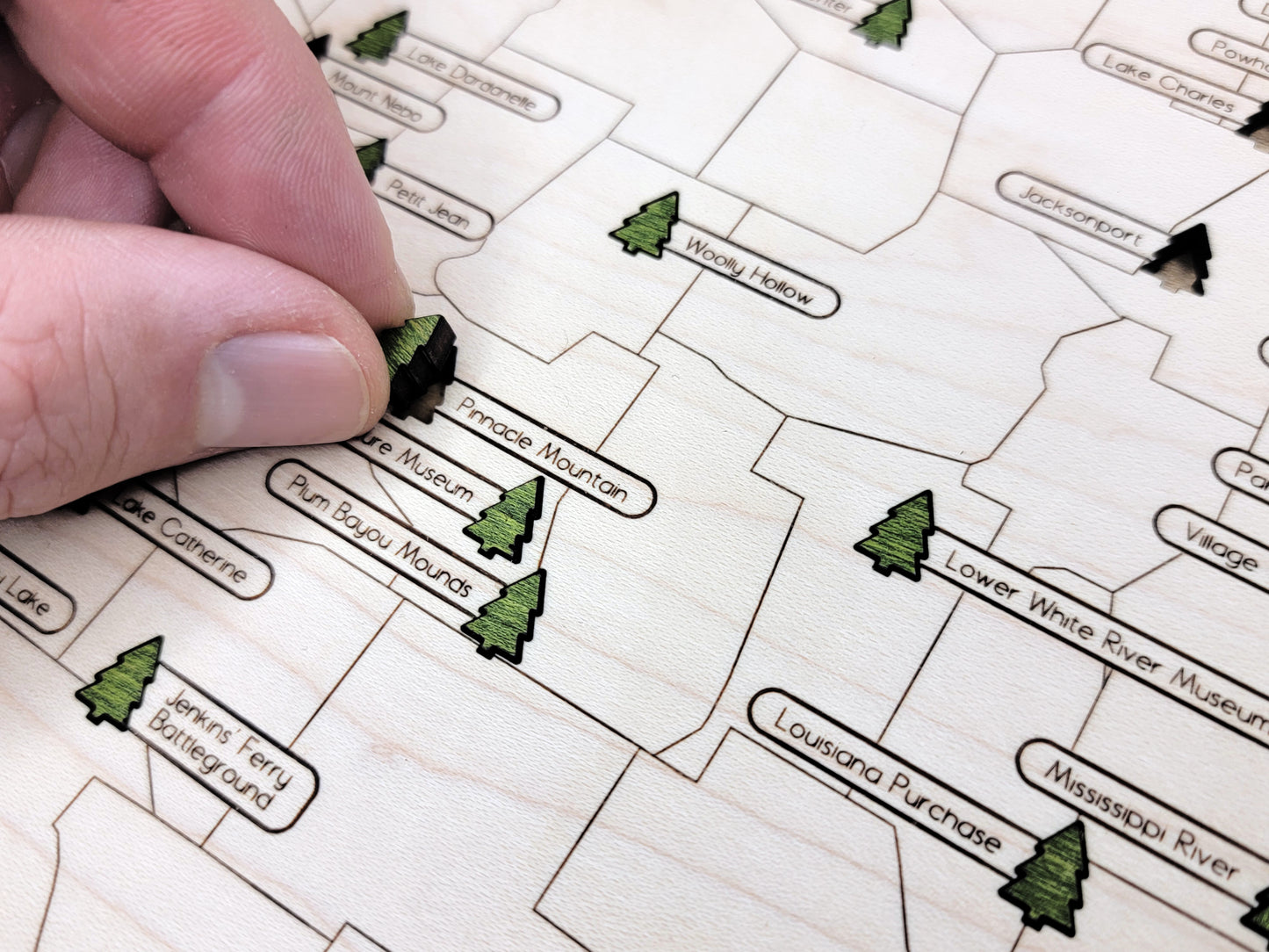 Arkansas State Park Map