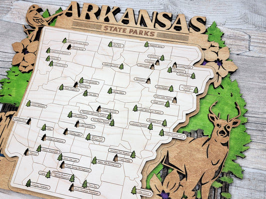 Arkansas State Park Map
