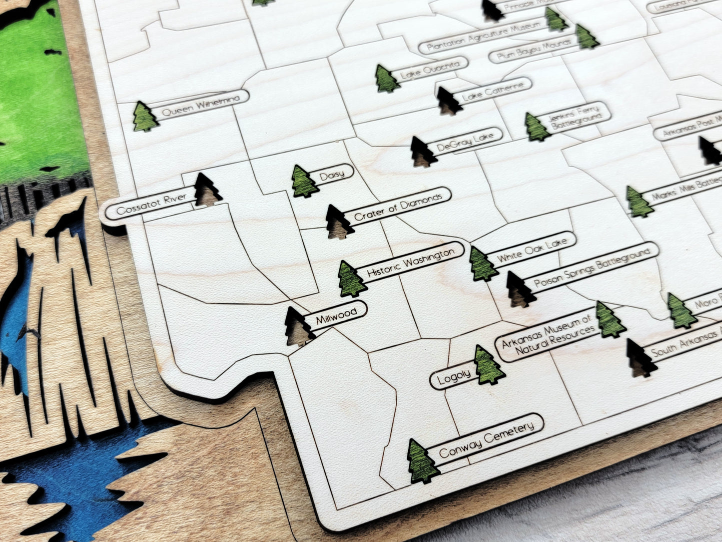 Arkansas State Park Map