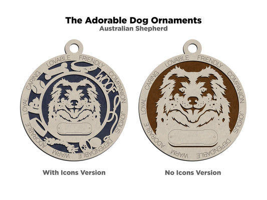 Australian Shepherd Dog Ornament