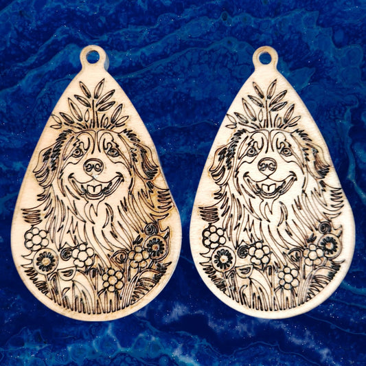 Australian Shepherd Earrings