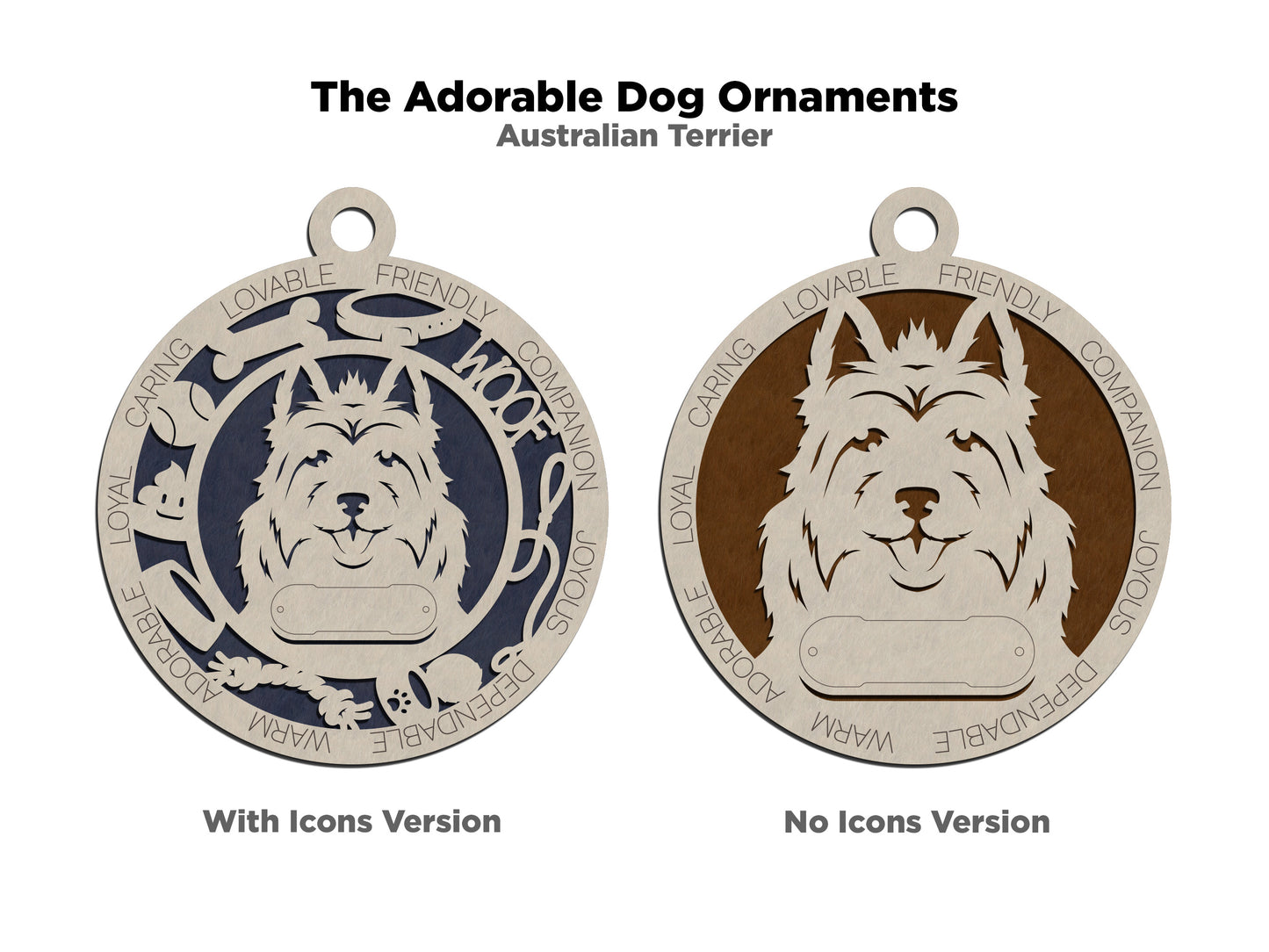 Australian Terrier Dog Ornament