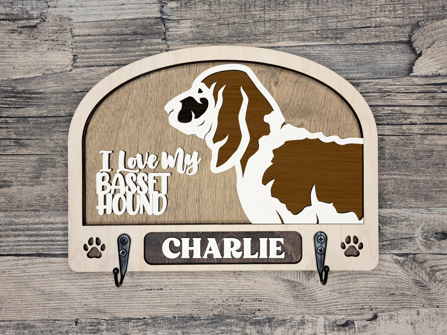 Basset Hound Leash Holder