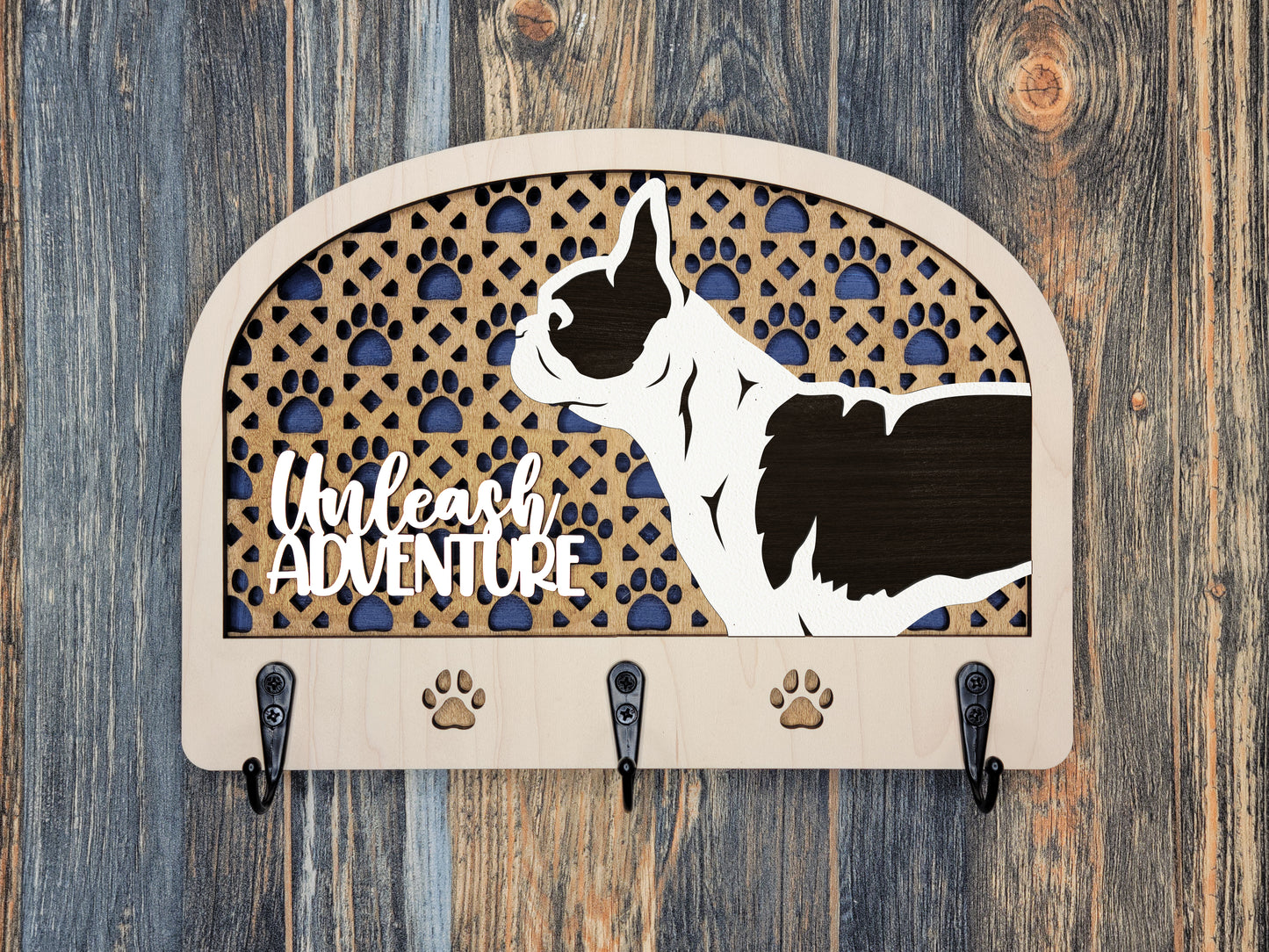 Boston Terrier Leash Holder