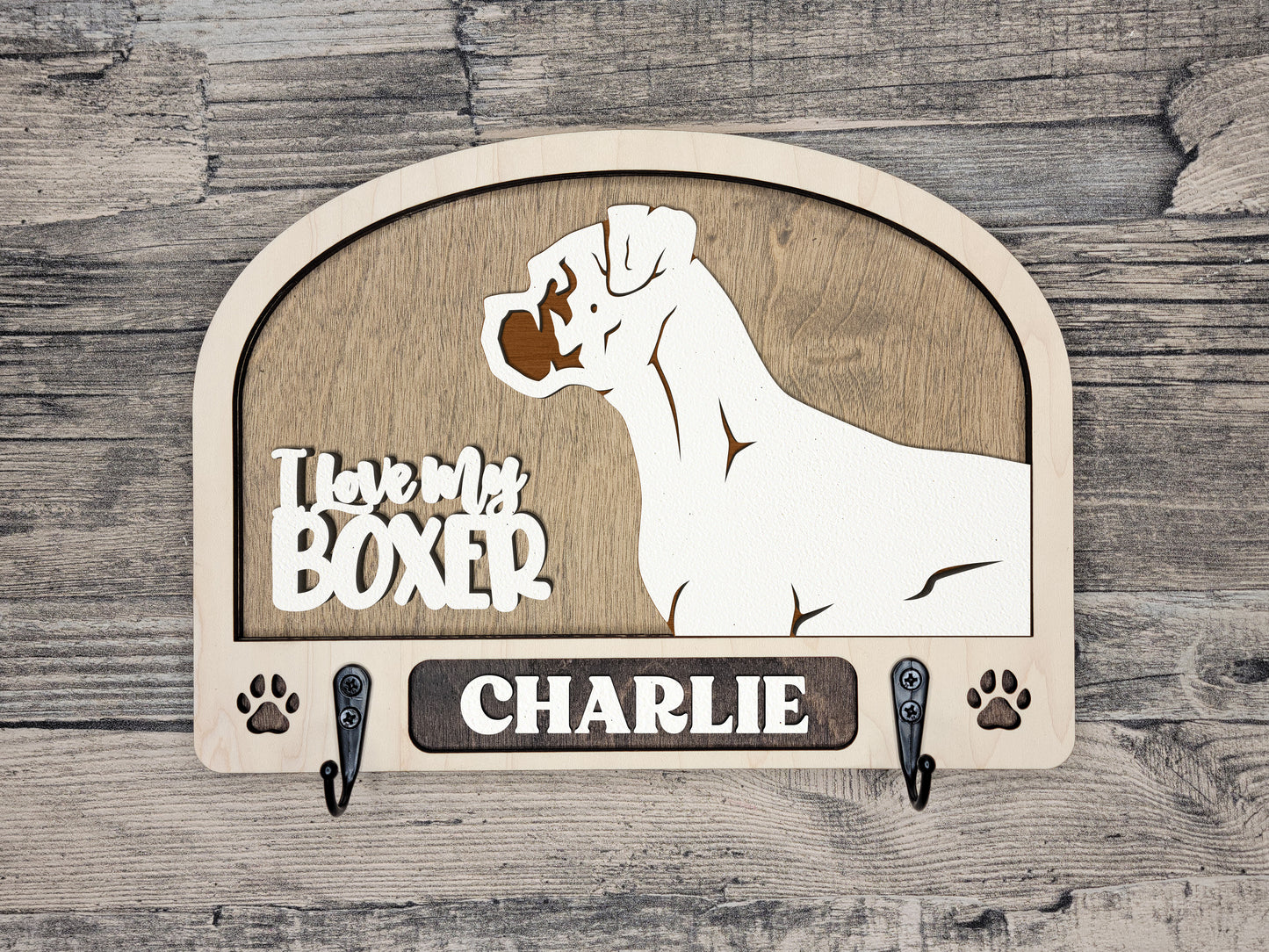 Boxer (Natural) Leash Holder