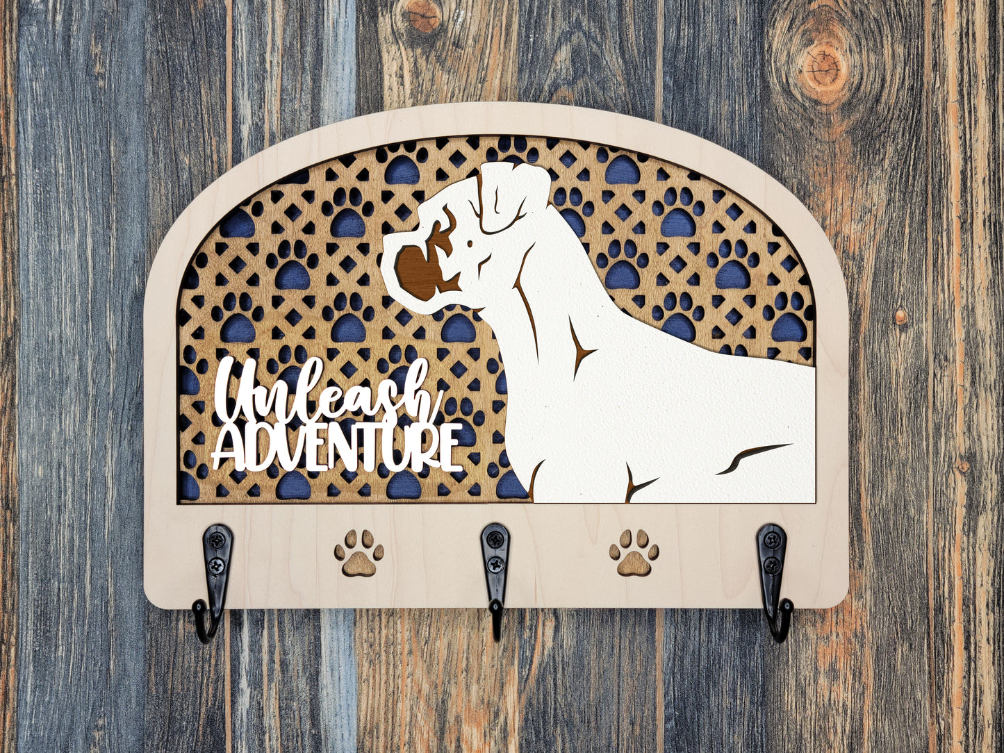 Boxer (Natural) Leash Holder