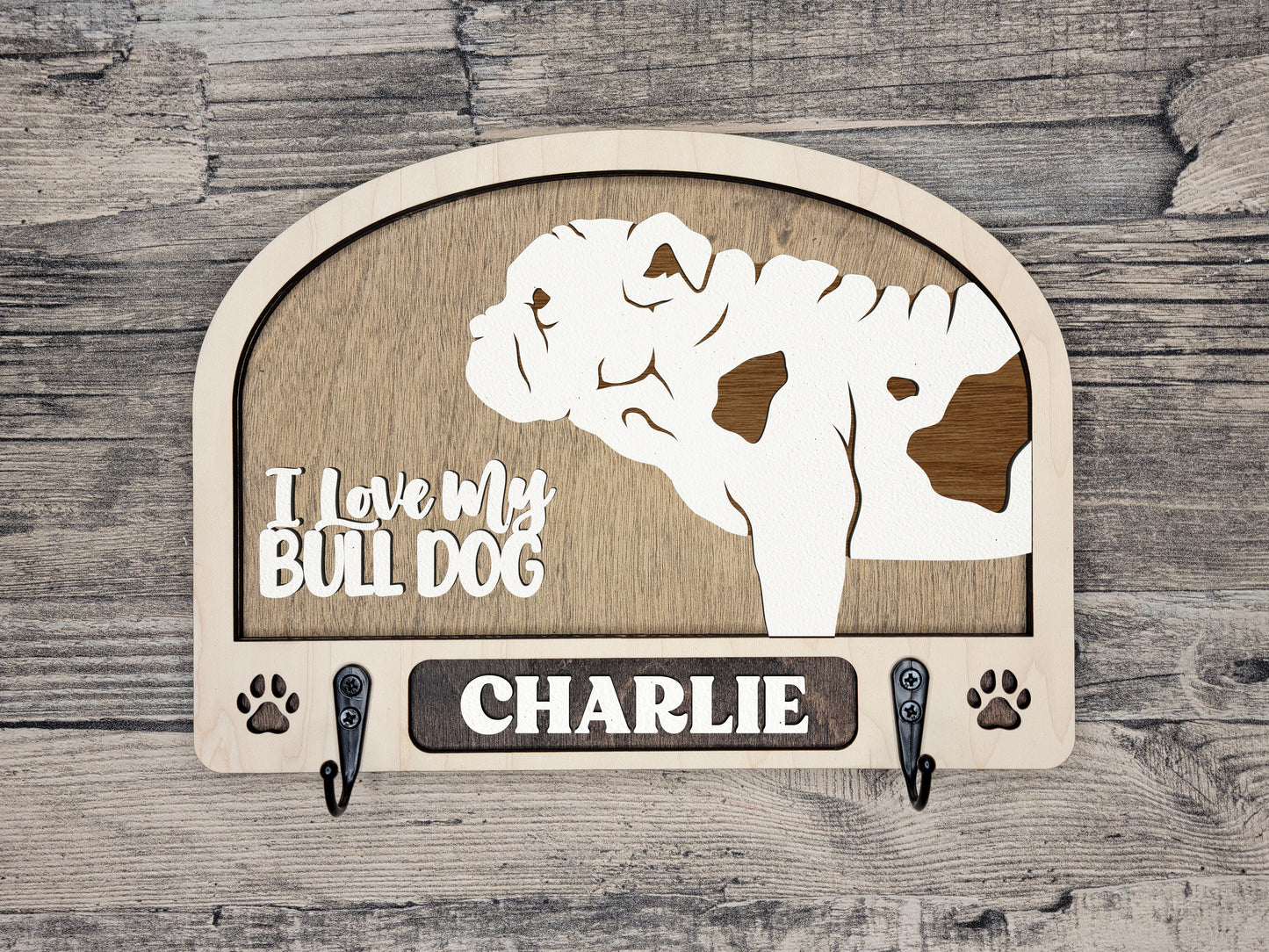 Bulldog Leash Holder
